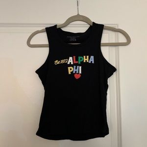 Alpha Phi (Aphi) tank top
